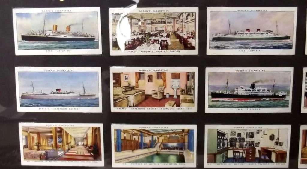 Ogden's "Ocean Greyhounds" 1938 50 Cigarette Card Set - Image 9