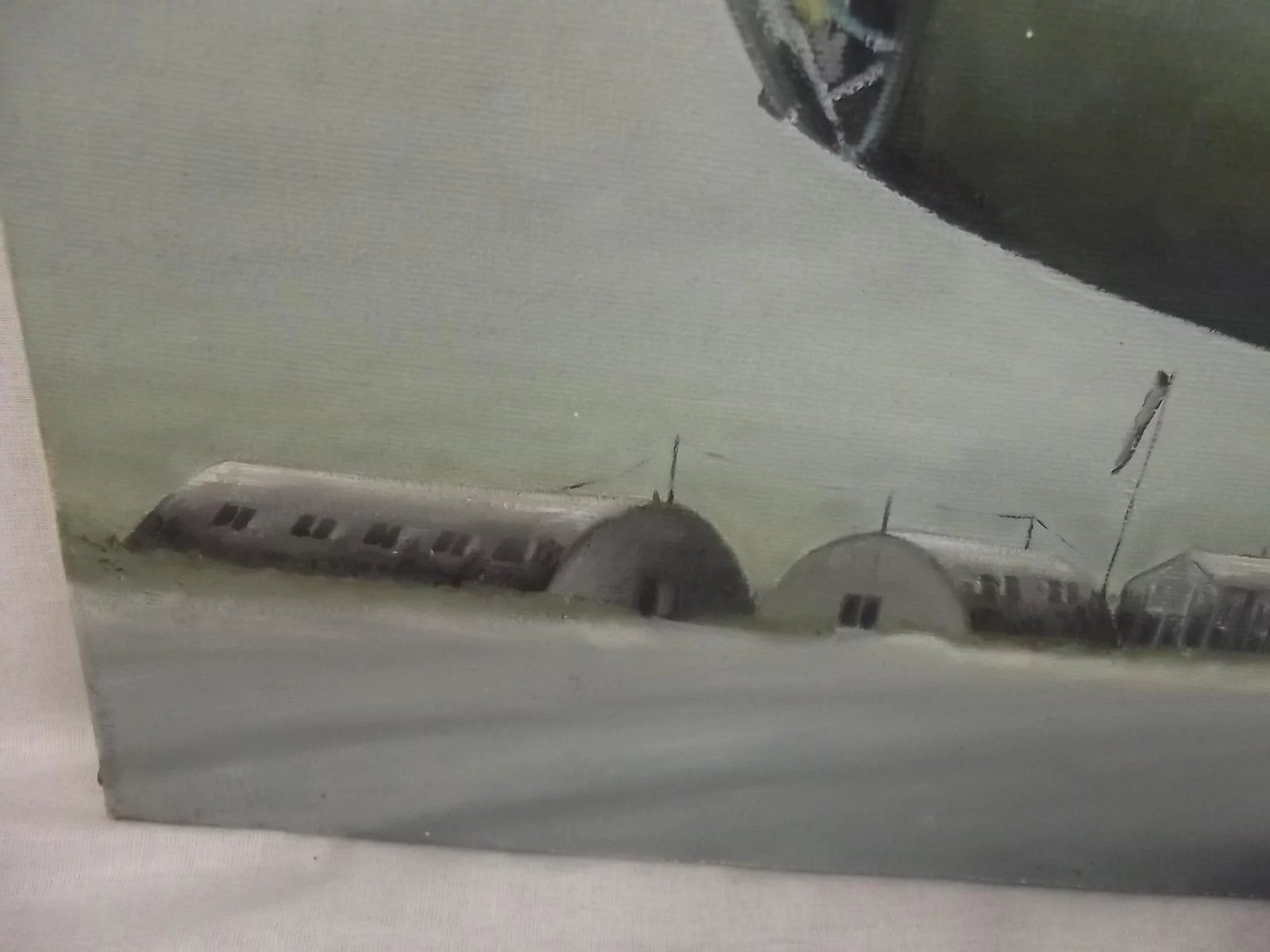 Oil On Canvas Painting Of A Boeing B-17 Flying Fortress - Image 3