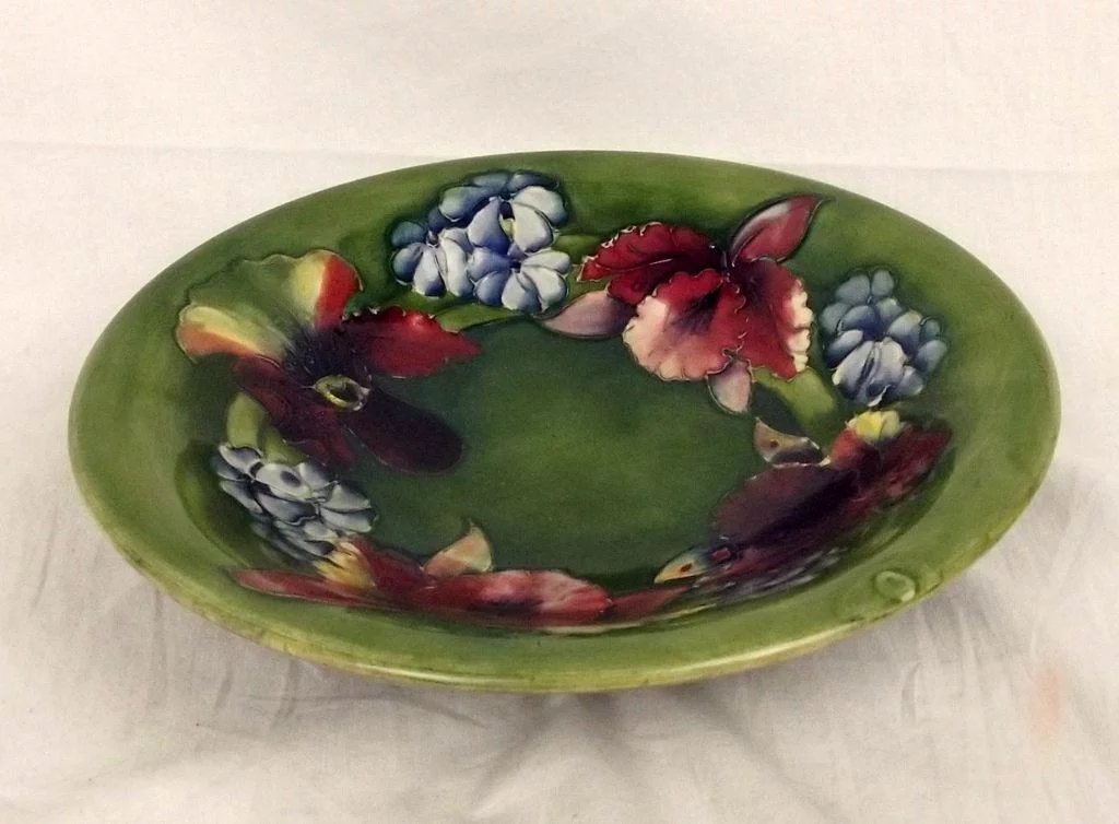 Orchid Pattern Bowl By William Moorcroft Circa 1928/35 - Image 2