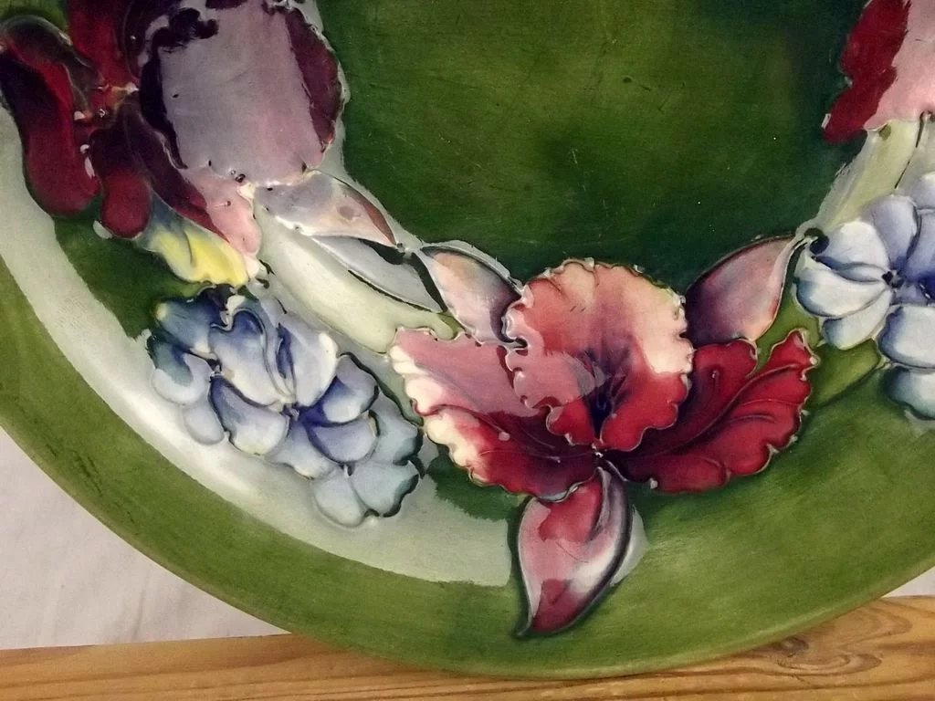 Orchid Pattern Bowl By William Moorcroft Circa 1928/35 - Image 4