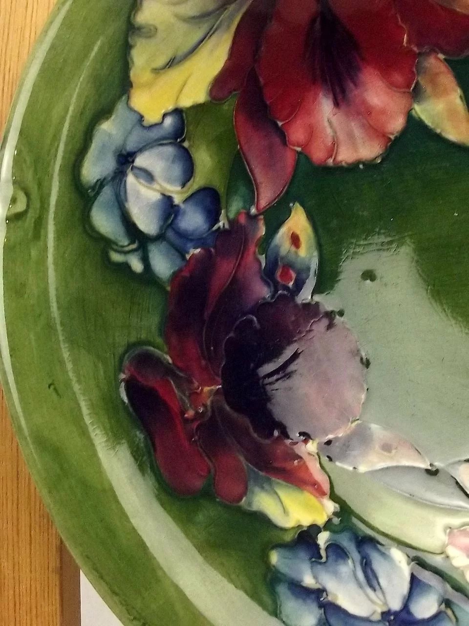 Orchid Pattern Bowl By William Moorcroft Circa 1928/35 - Image 5