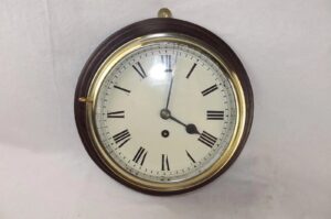 Original Mounted Fusee Ships Clock