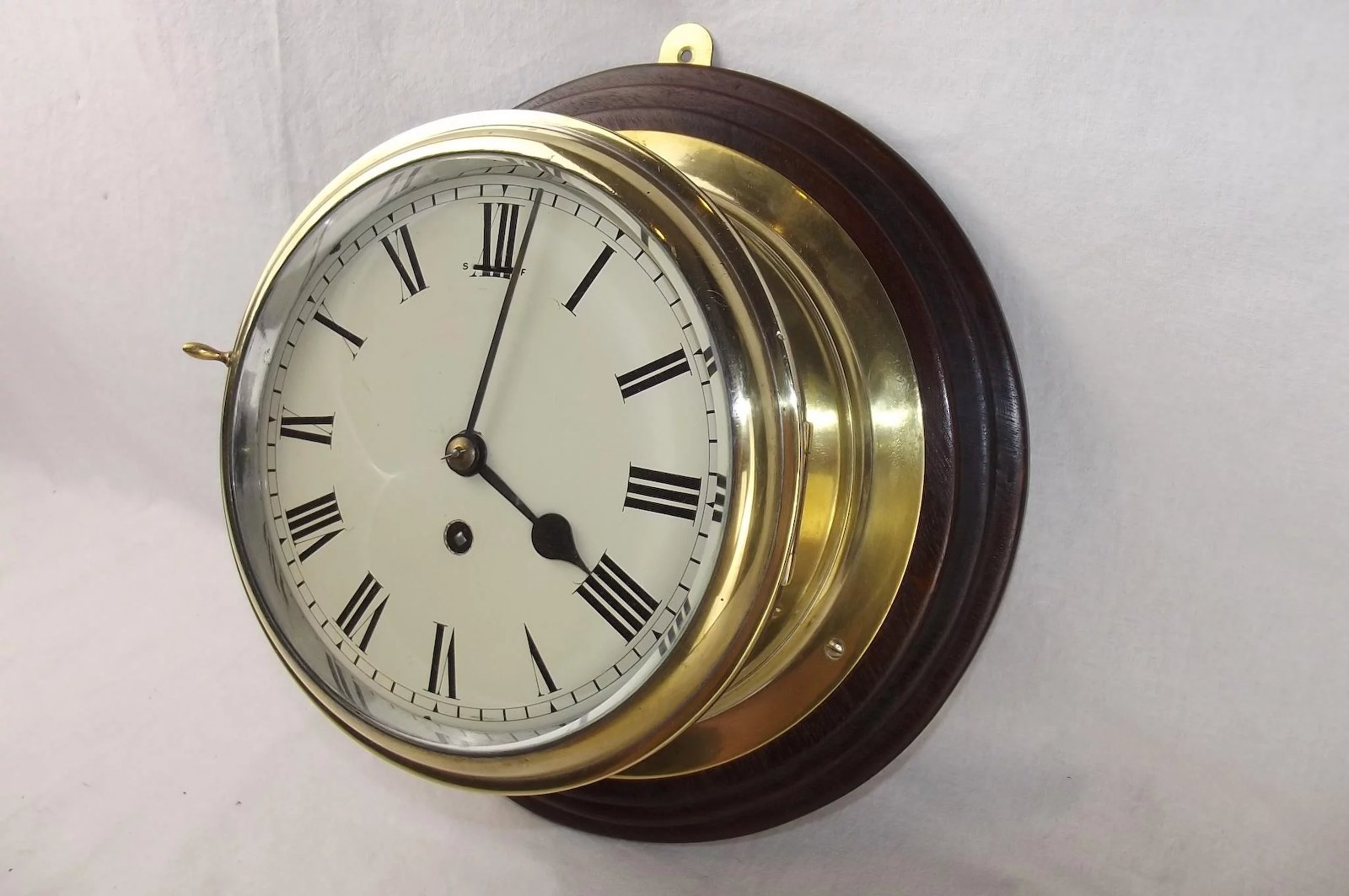 Original Mounted Fusee Ships Clock - Image 2