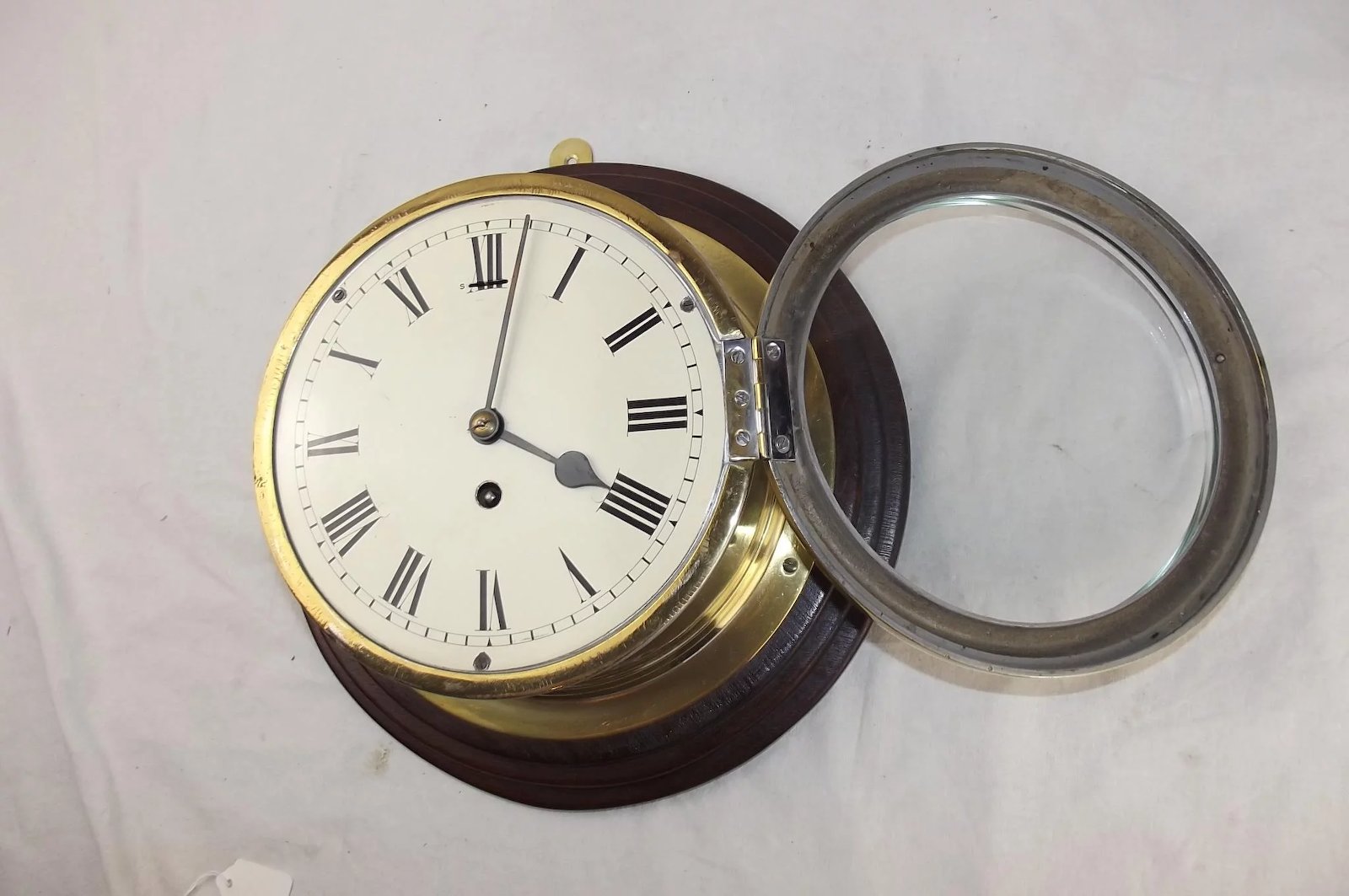 Original Mounted Fusee Ships Clock - Image 5