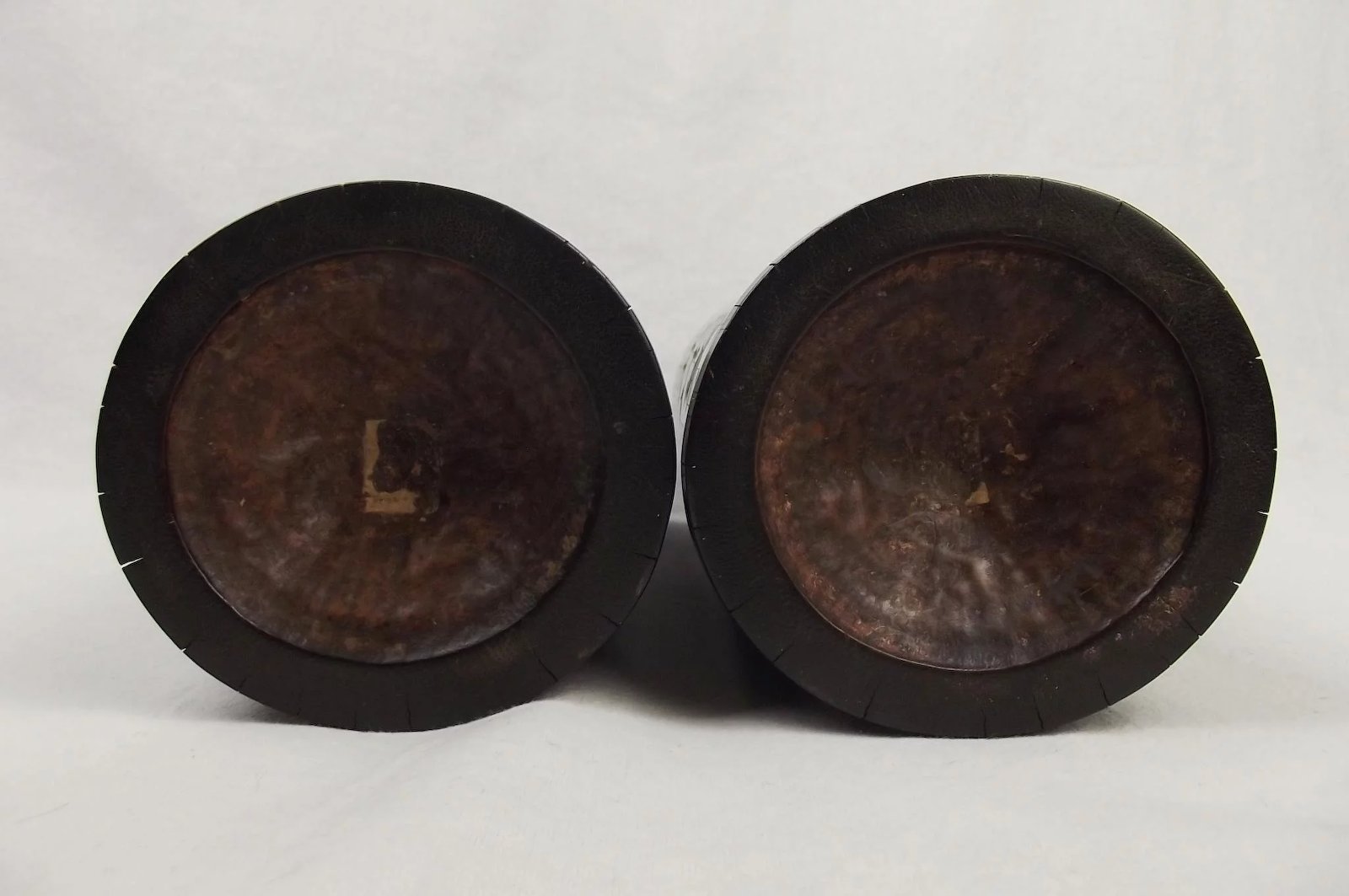 Pair Of 20th Century Oriental Bamboo Brush Pots - Image 6