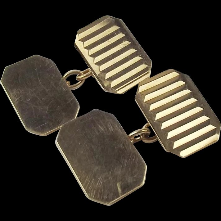Pair Of 9ct Yellow Gold Cufflinks - Birmingham 1973