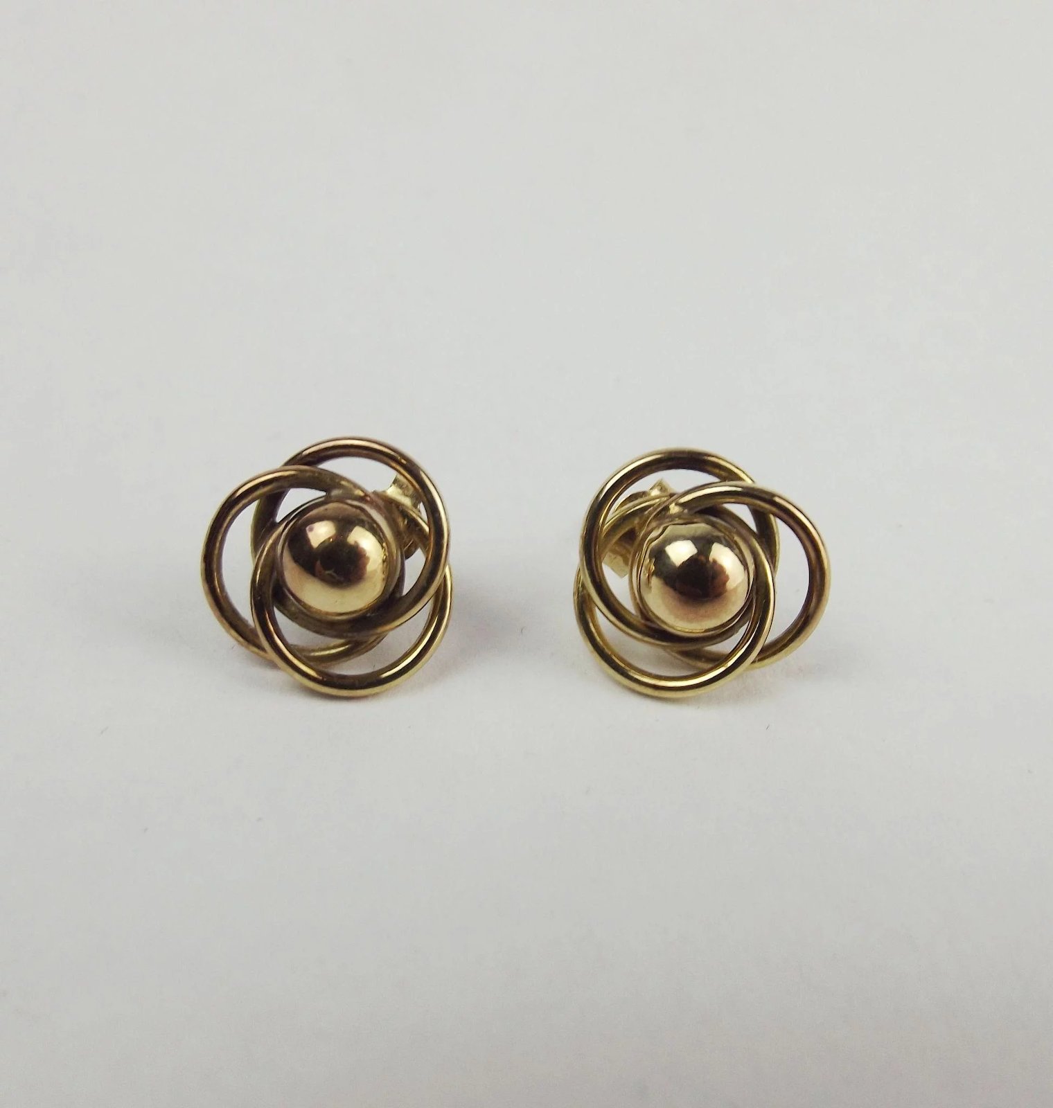Pair Of 9ct Yellow Gold Earrings