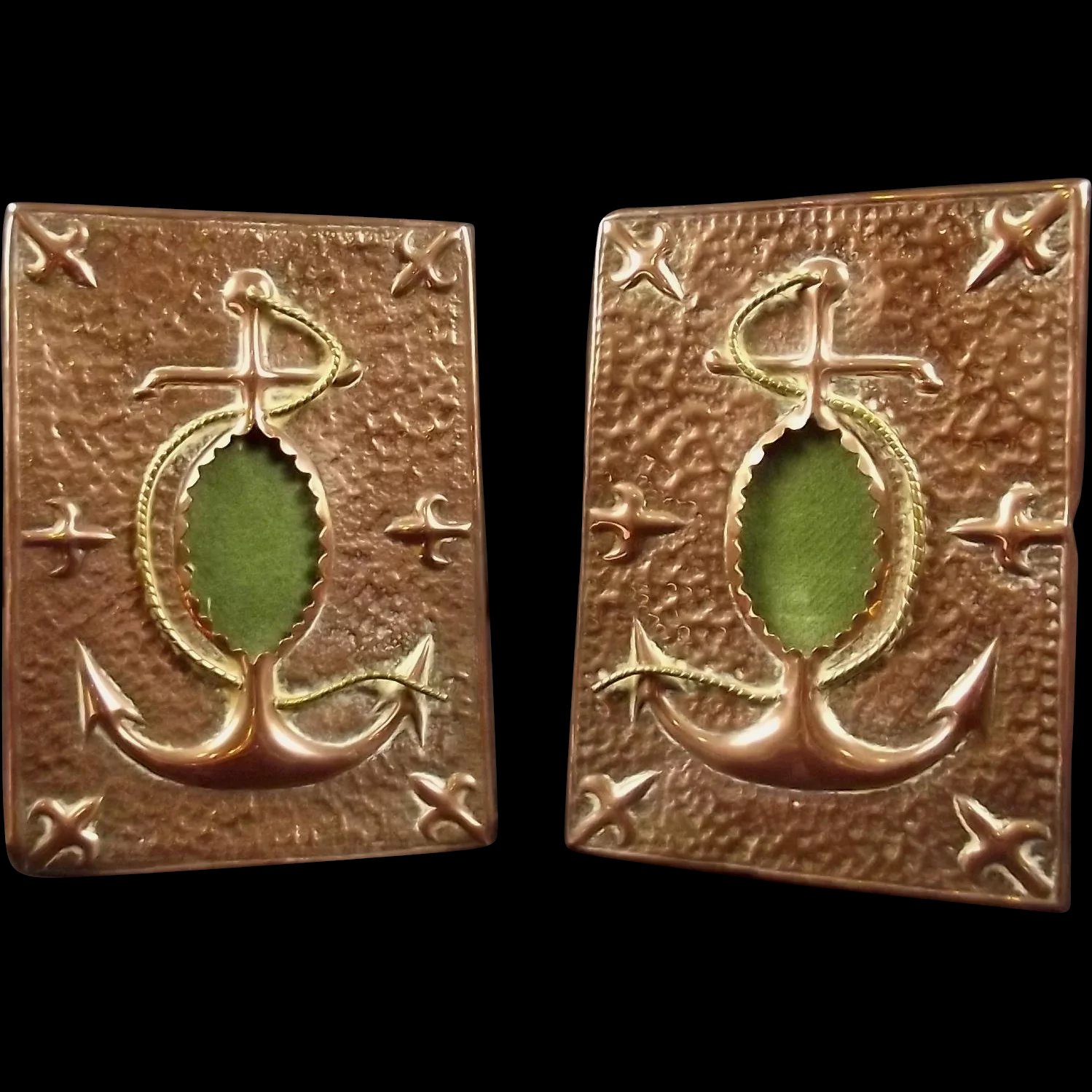 Pair Of Arts & Crafts Copper Frames