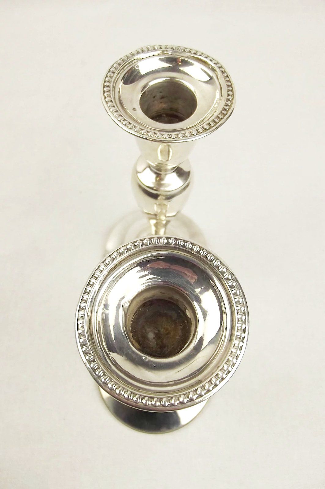 Pair Of Birmingham 1928 Silver Candlesticks - Image 7