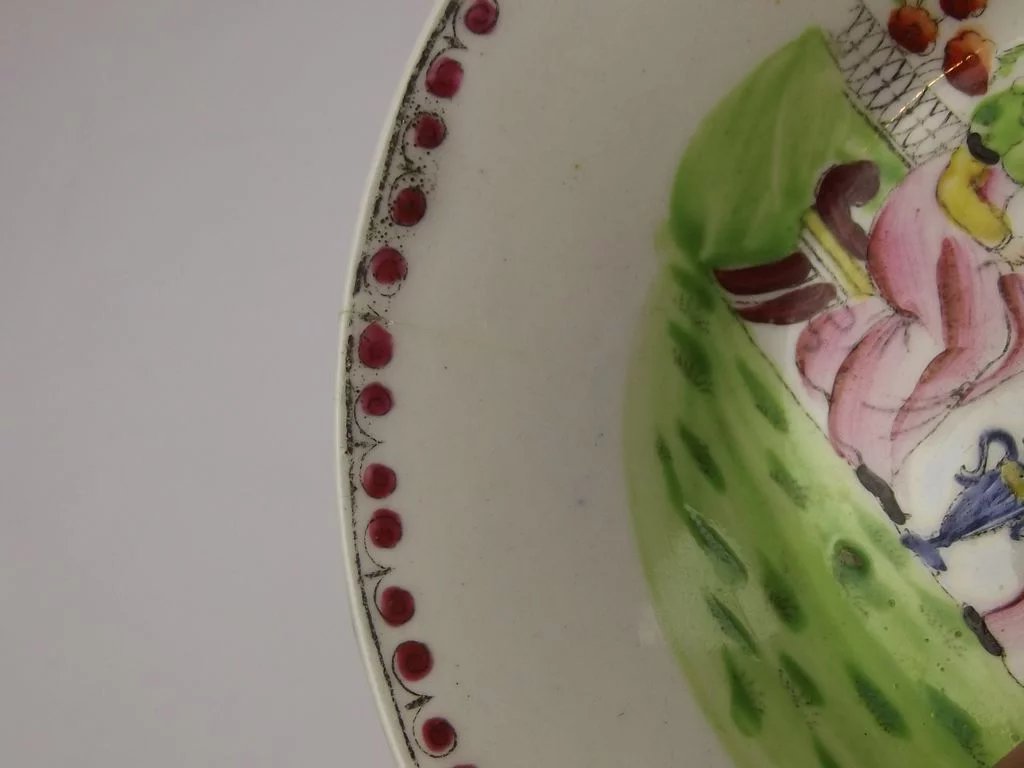 Pair Of Circa 1800 New Hall Porcelain Dishes - Image 8