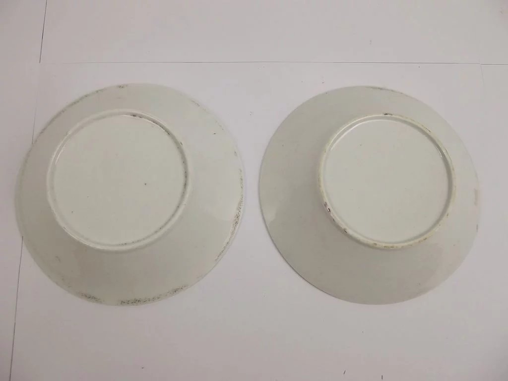 Pair Of Circa 1800 New Hall Porcelain Dishes - Image 10