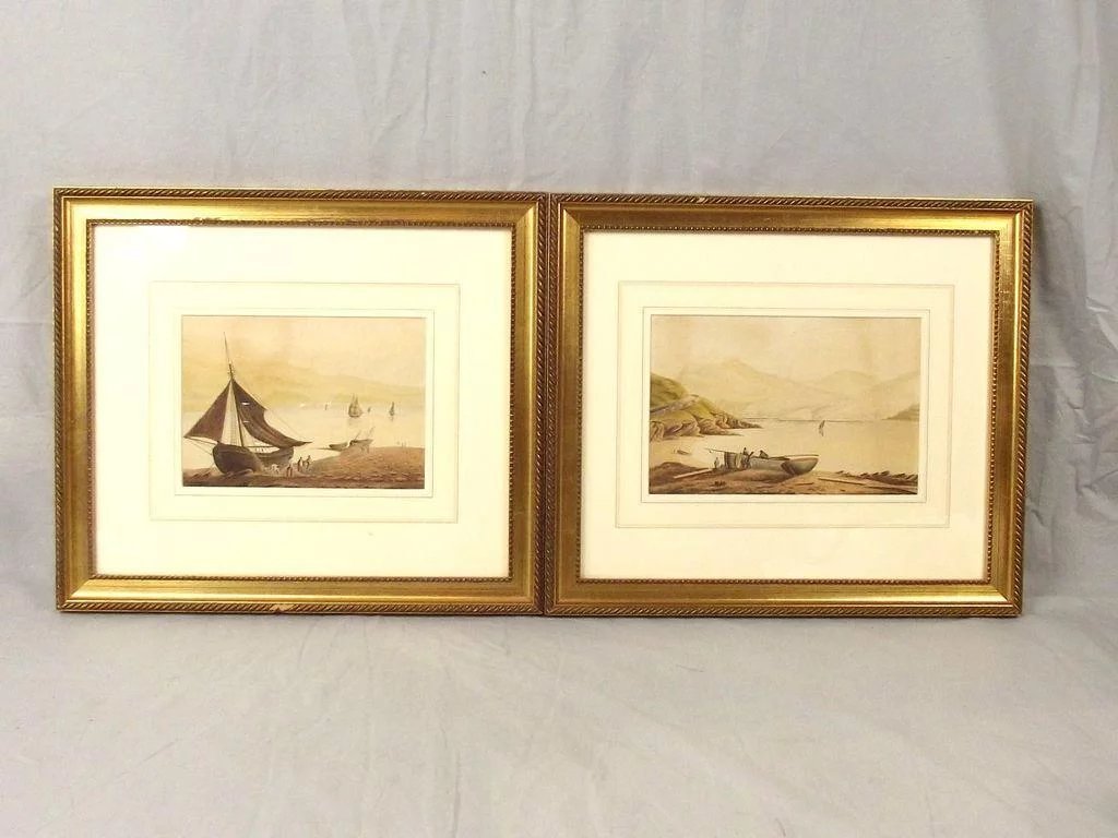 Pair Of Coastal Watercolours, Manner Of Samuel Own (RA) - Image 2