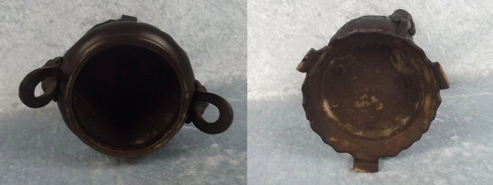 Pair Of Early 20th Century Chinese Bronze Censors - Image 8