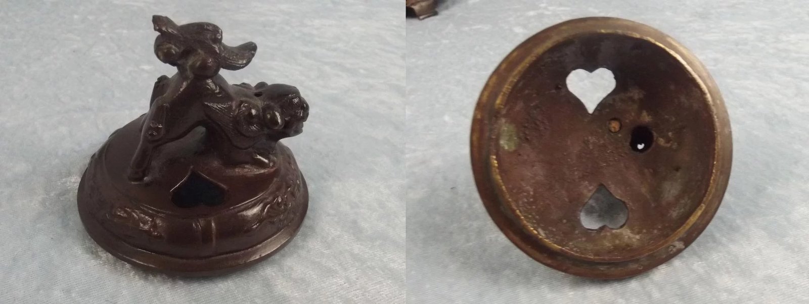 Pair Of Early 20th Century Chinese Bronze Censors - Image 9