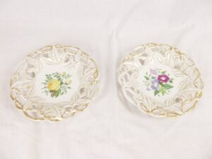 Pair Of Pre-1851 Fredrich Adolph Schuman Plates