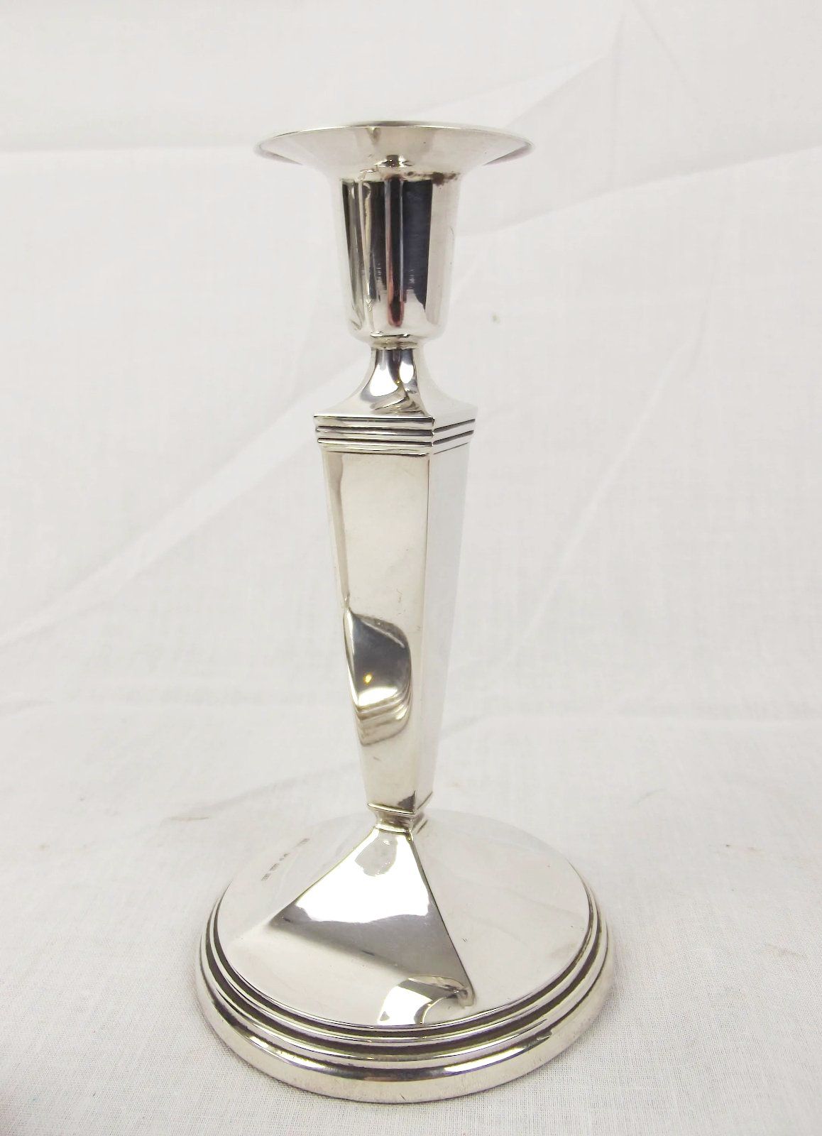Pair of Small Swedish 830 Silver Candlesticks c1979 - Image 3
