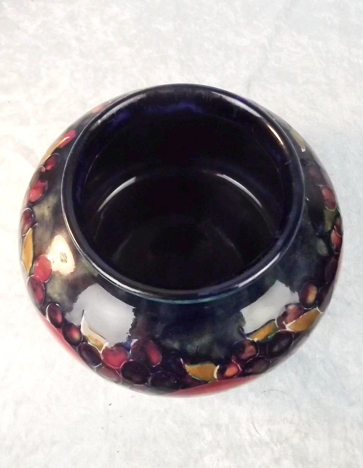Pair Of William Moorcroft Bulbous Pomegranate Vases Circa 1920's - Image 3