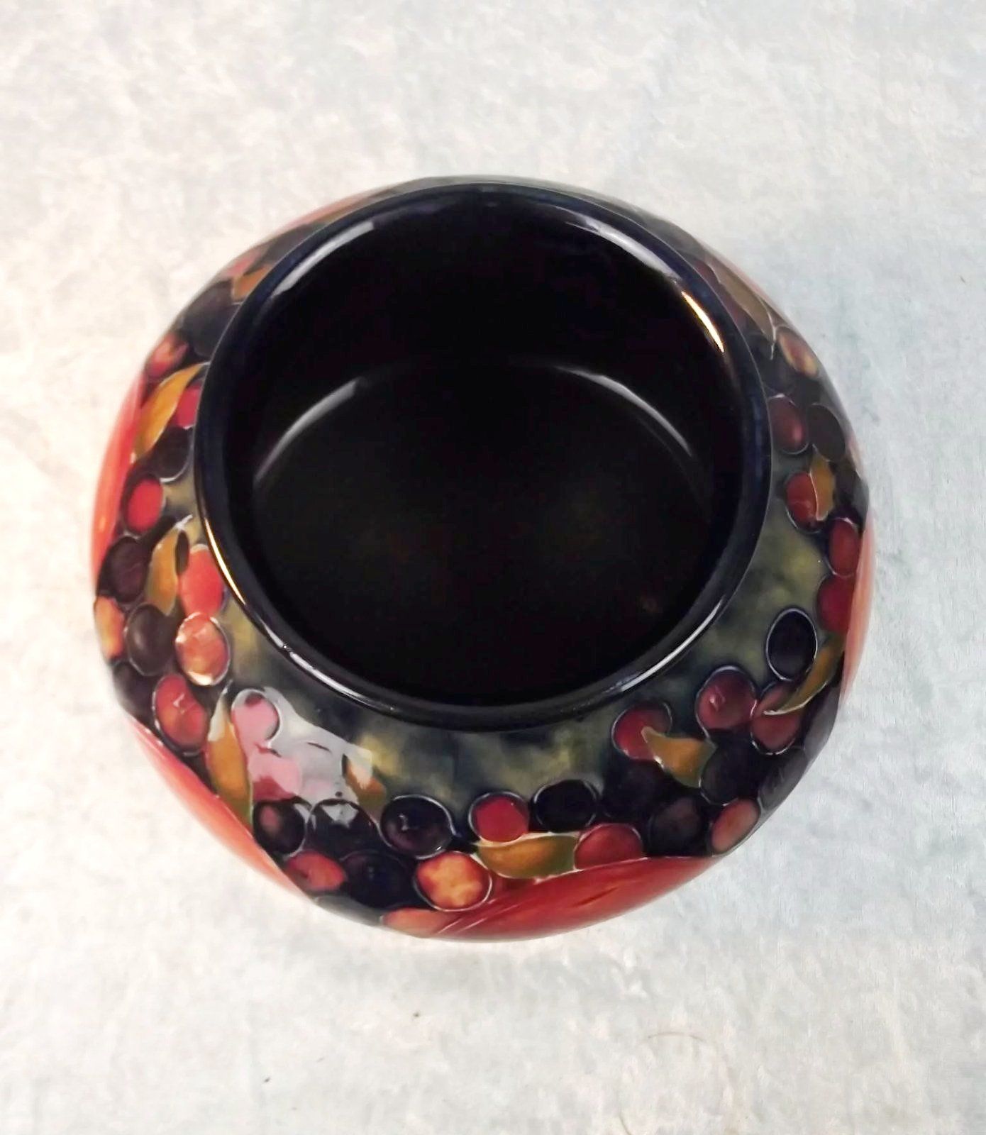 Pair Of William Moorcroft Bulbous Pomegranate Vases Circa 1920's - Image 4