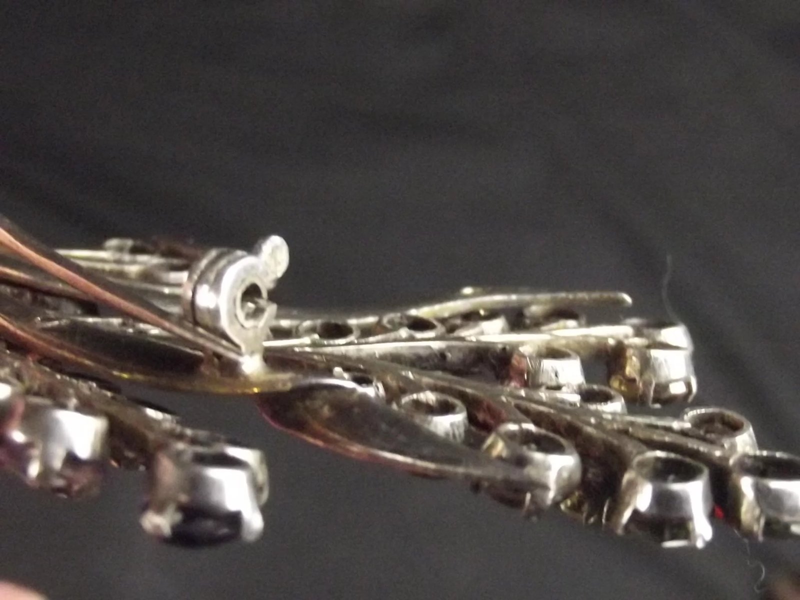 Platinum And Semi Precious Stone Branch Brooch - Image 7