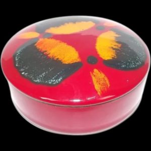 Poole Pottery Odyssey Pattern Trinket Box With Cover