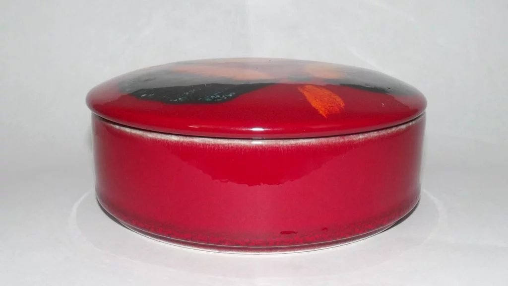 Poole Pottery Odyssey Pattern Trinket Box With Cover - Image 4