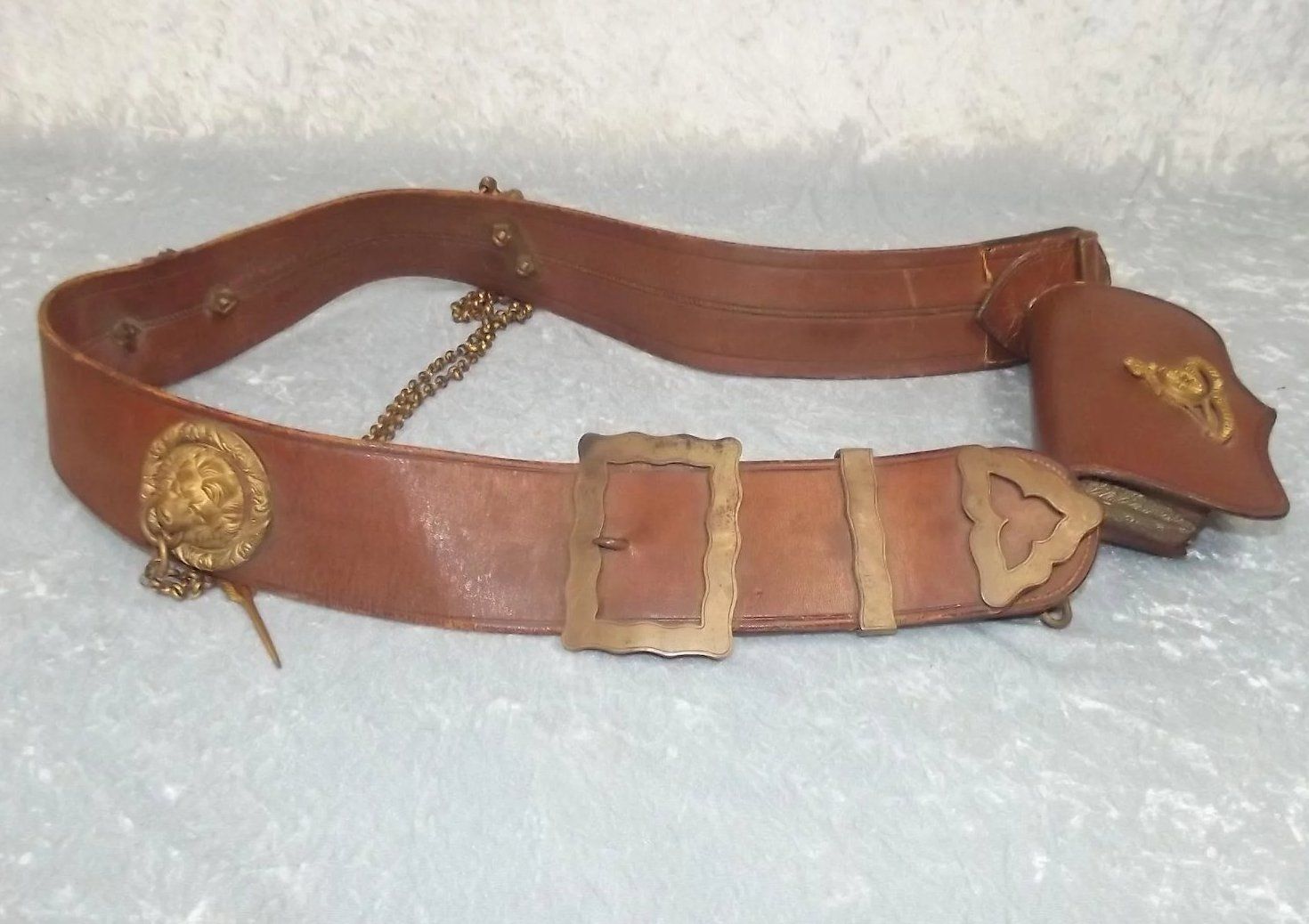 Post 1926 South Africa Field Artillery Officer's Cross Belt - Image 3