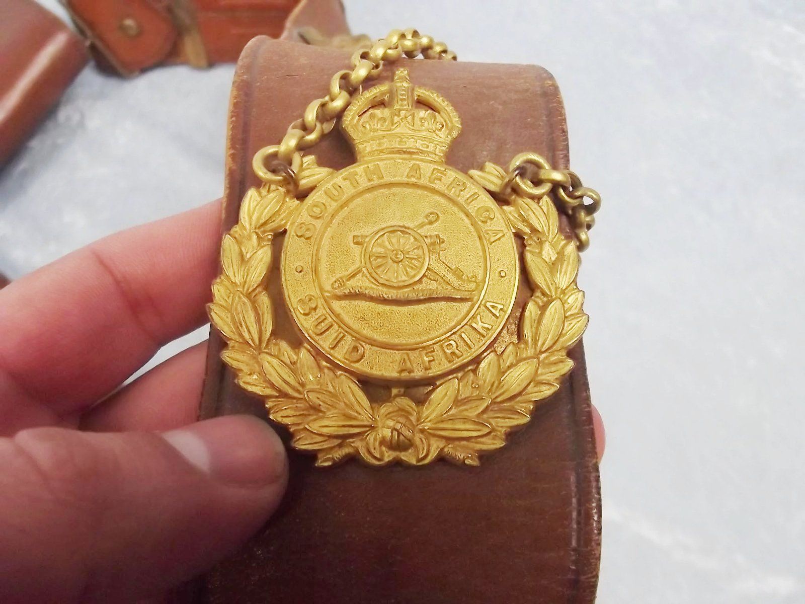 Post 1926 South Africa Field Artillery Officer's Cross Belt - Image 6