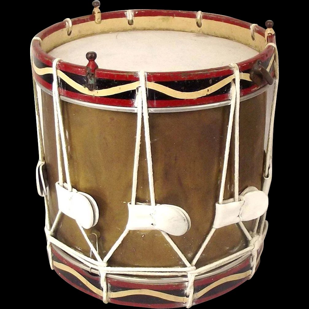 Post 1953 Coldstream Guards Practice Side Drum