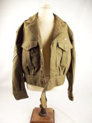 Post-WW2 Royal Marines Pattern Commando Corporal Rank Battledress Jacket