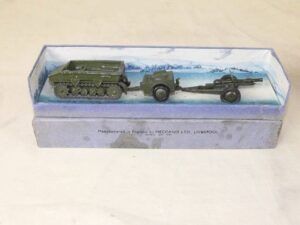 Pre-War Boxed Dinky Toys No. 162 - 18-Pounder Quick-Firing Field Gun Unit #2