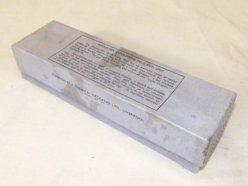 Pre-War Boxed Dinky Toys No. 162 - 18-Pounder Quick-Firing Field Gun Unit #2 - Image 7