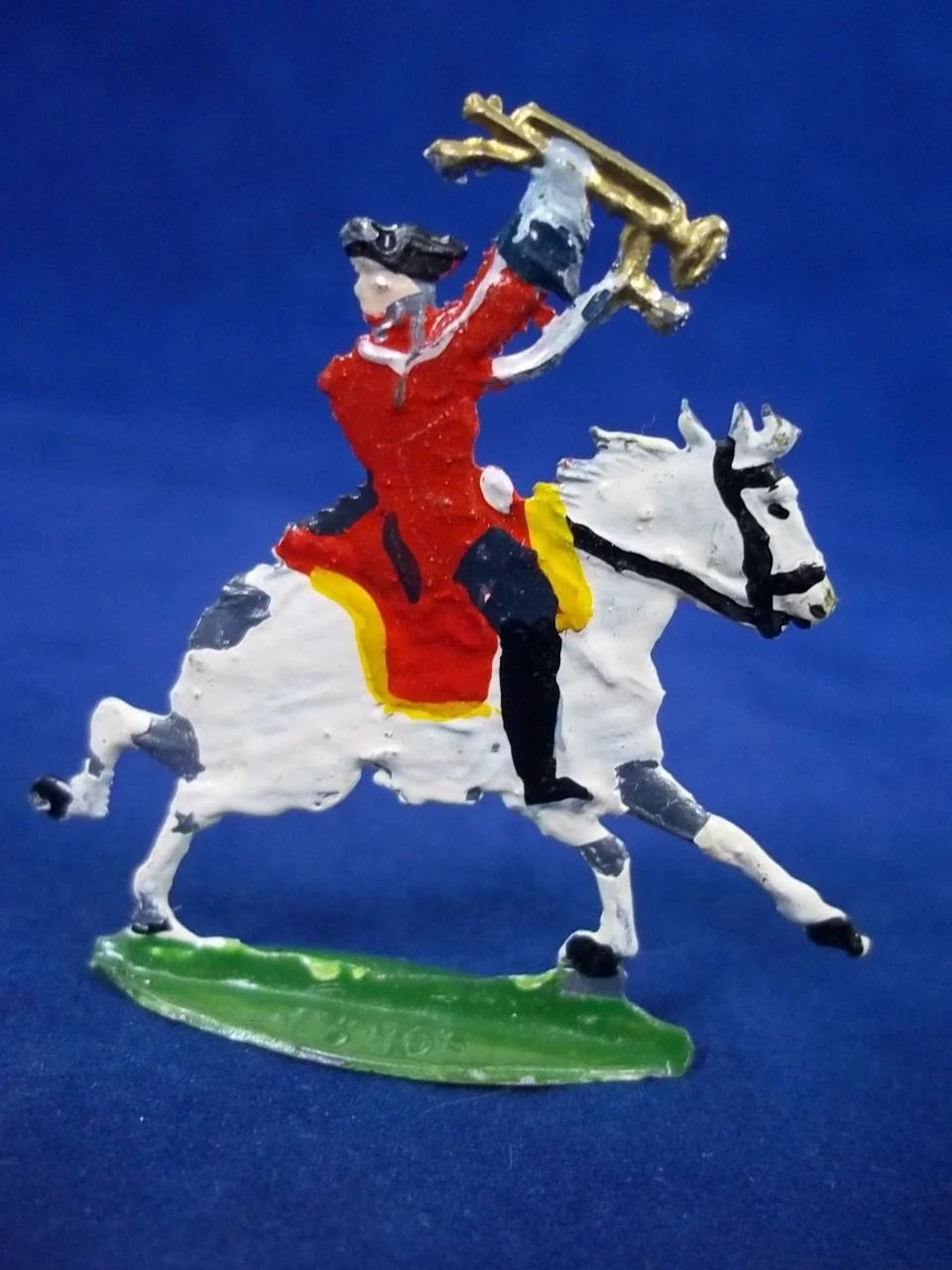 Pre War German Oki Kieler Zinnfiguren Tin Flats ~ Austrians Dragoons in Attack - Image 5