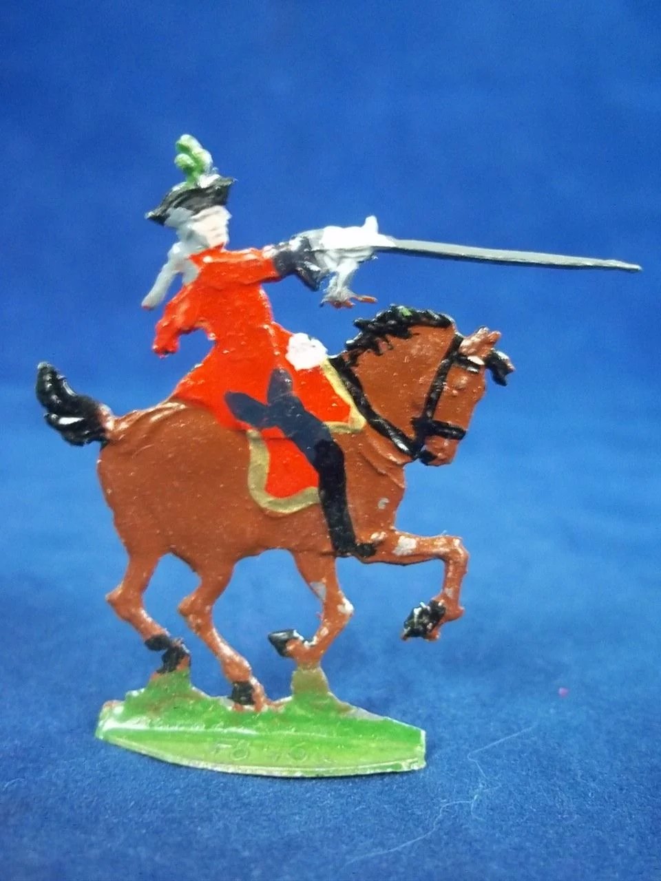 Pre War German Oki Kieler Zinnfiguren Tin Flats ~ Austrians Dragoons in Attack - Image 7