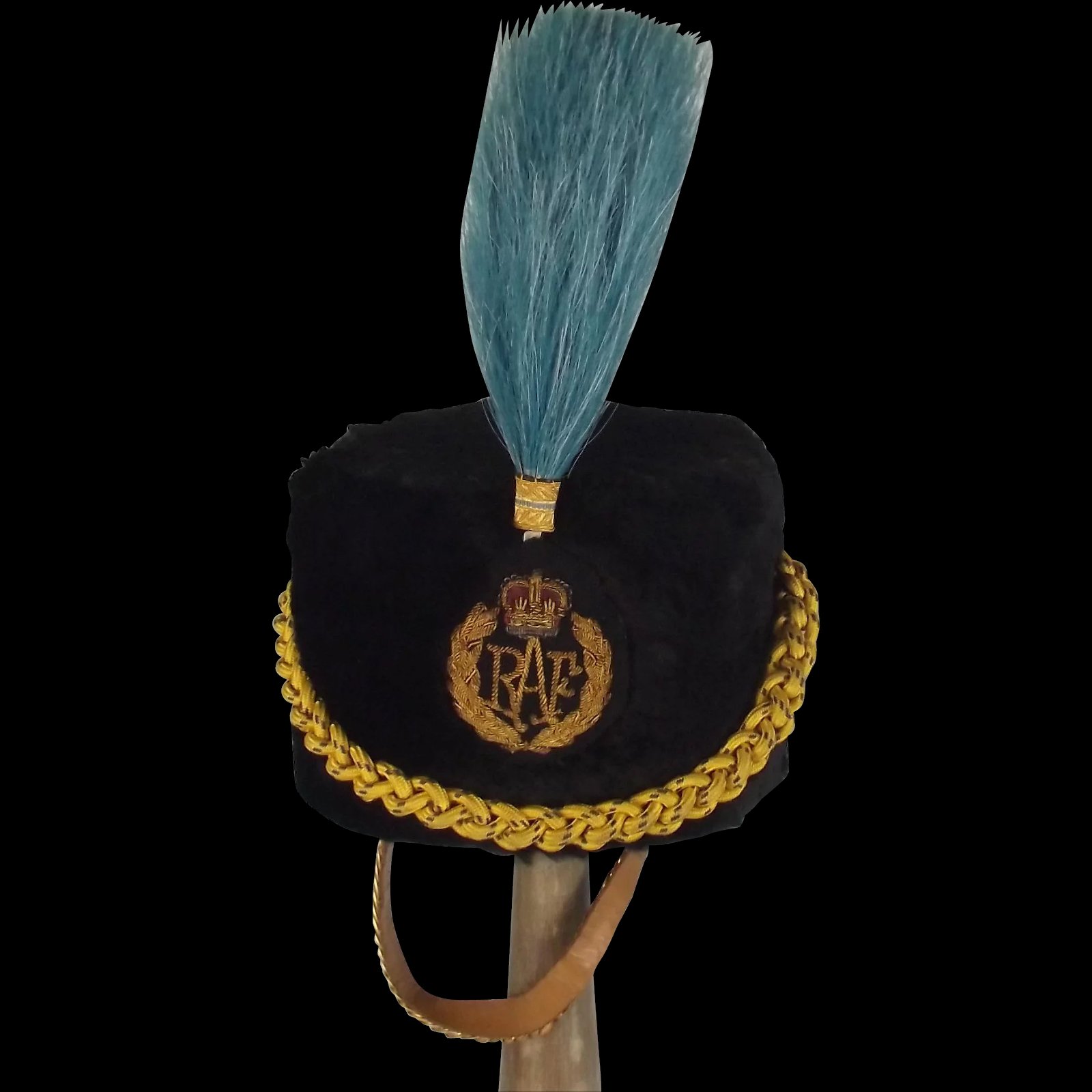 QE2 Royal Air Force Musicians Plumed Busby & Chinstrap