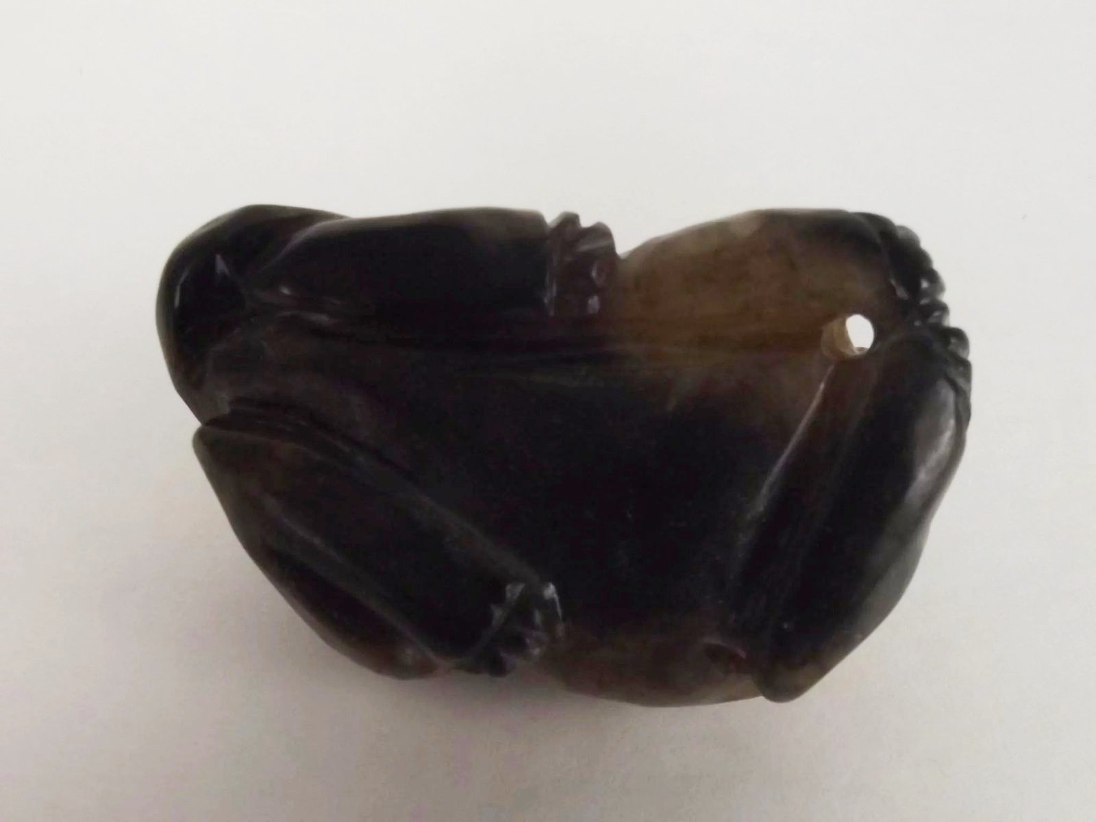 Qing Period Resting Dog Nephrite Jade Sculpture - Image 6
