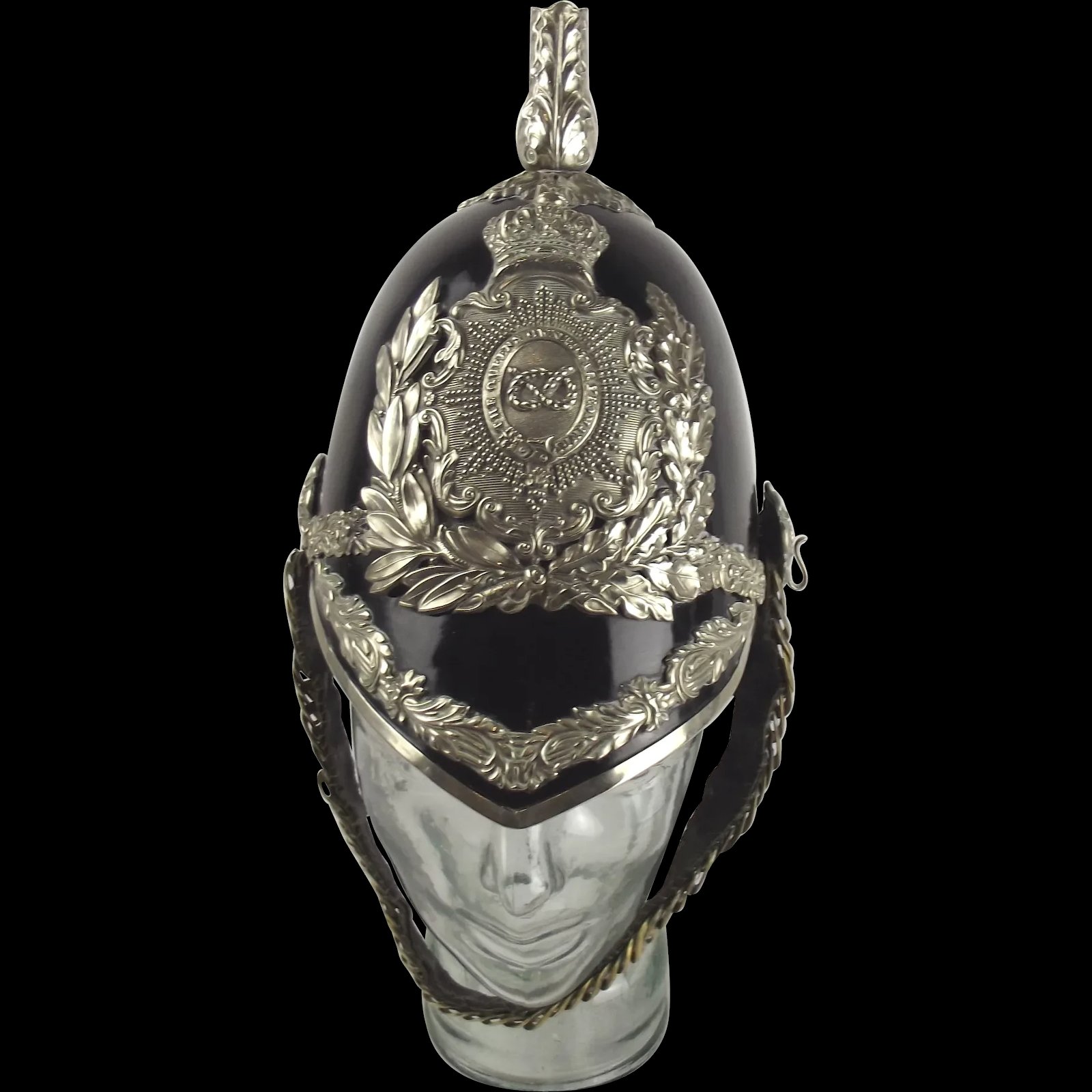 Queens Own Royal Yeomanry Staffordshire 1871 Pattern Dress Helmet