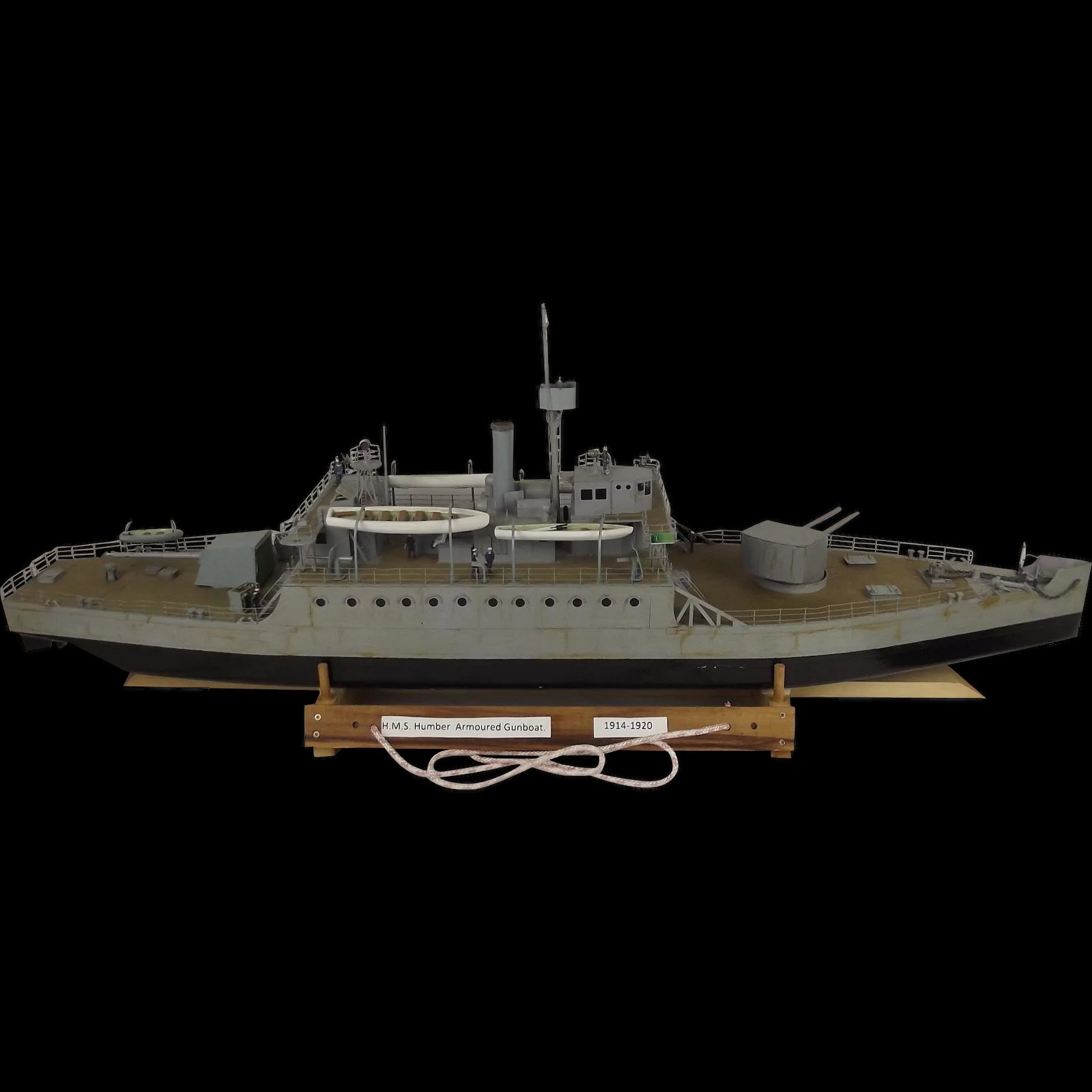 Radio Controlled HMS Humber Monitor (1913) Model & Receiver