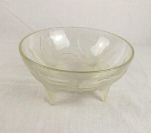 Rene Lalique Lys Glass Bowl c1920's