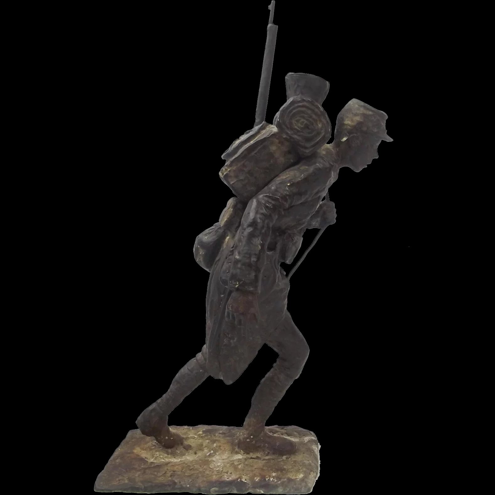 Robert Truscott Bronze Figure Of A WW1 French Trooper Ltd Ed. 2 of 8