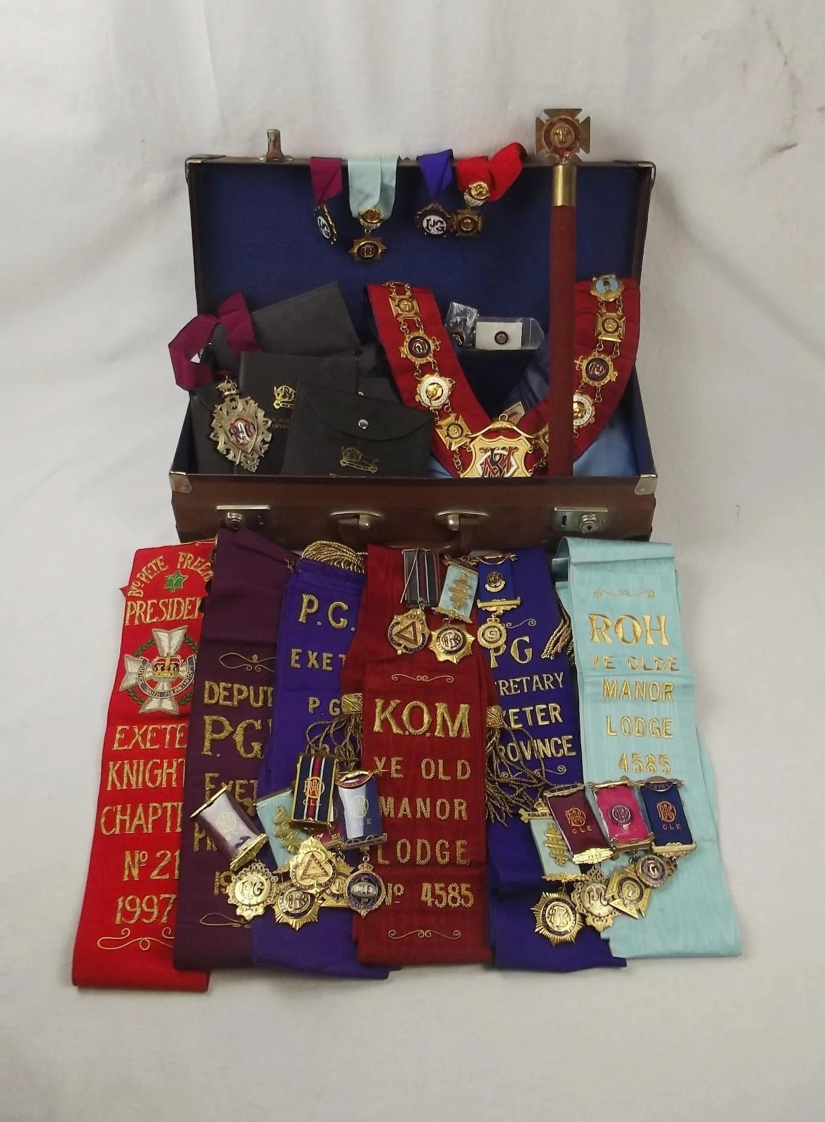 Royal Antediluvian Order Of Buffaloes Collection c1970’s-2000 - Plus 1930 Silver Medallion