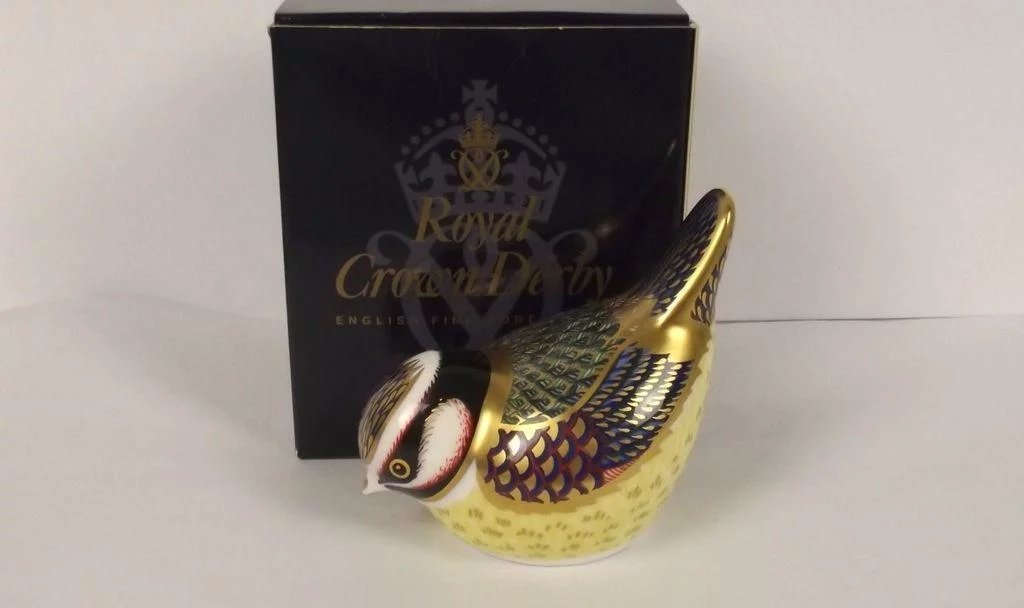 Royal Crown Derby Blue Tit Paperweight - Image 2