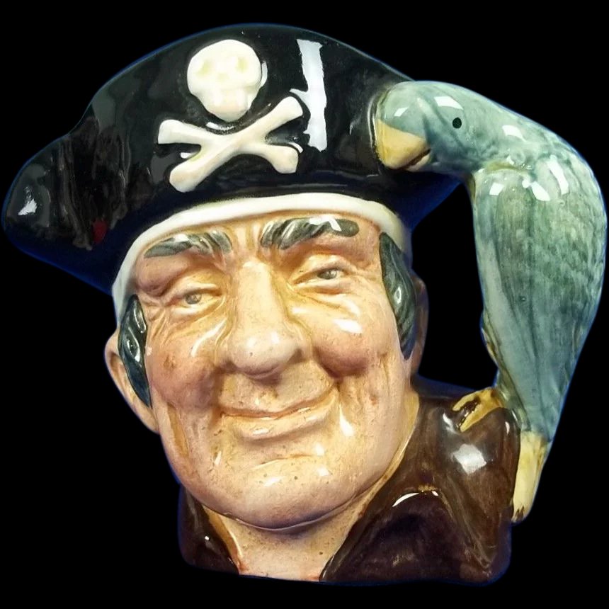 Royal Doulton Character Jug, Long John Silver No. D6386 - Small