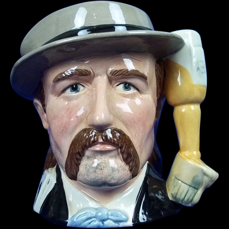 Royal Doulton Character Jug, Wild Bill Hickock No. D6736 - Medium