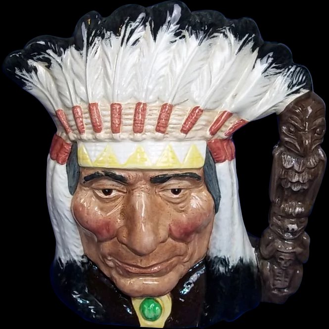 Royal Doulton Character Jug "North American Indian" D6611