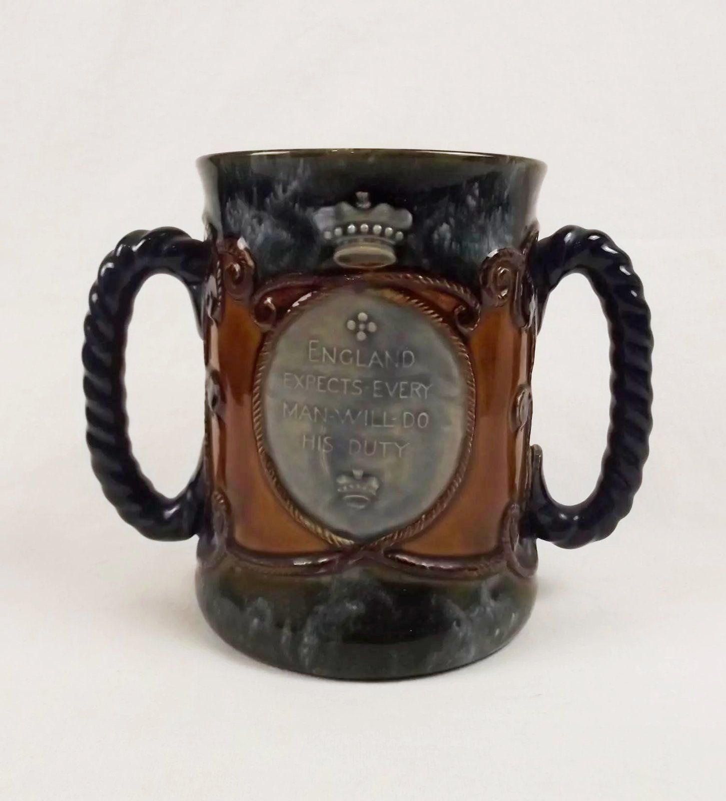 Royal Doulton Lord Nelson 1905 Trafalgar Centenary Loving Cup - Image 3