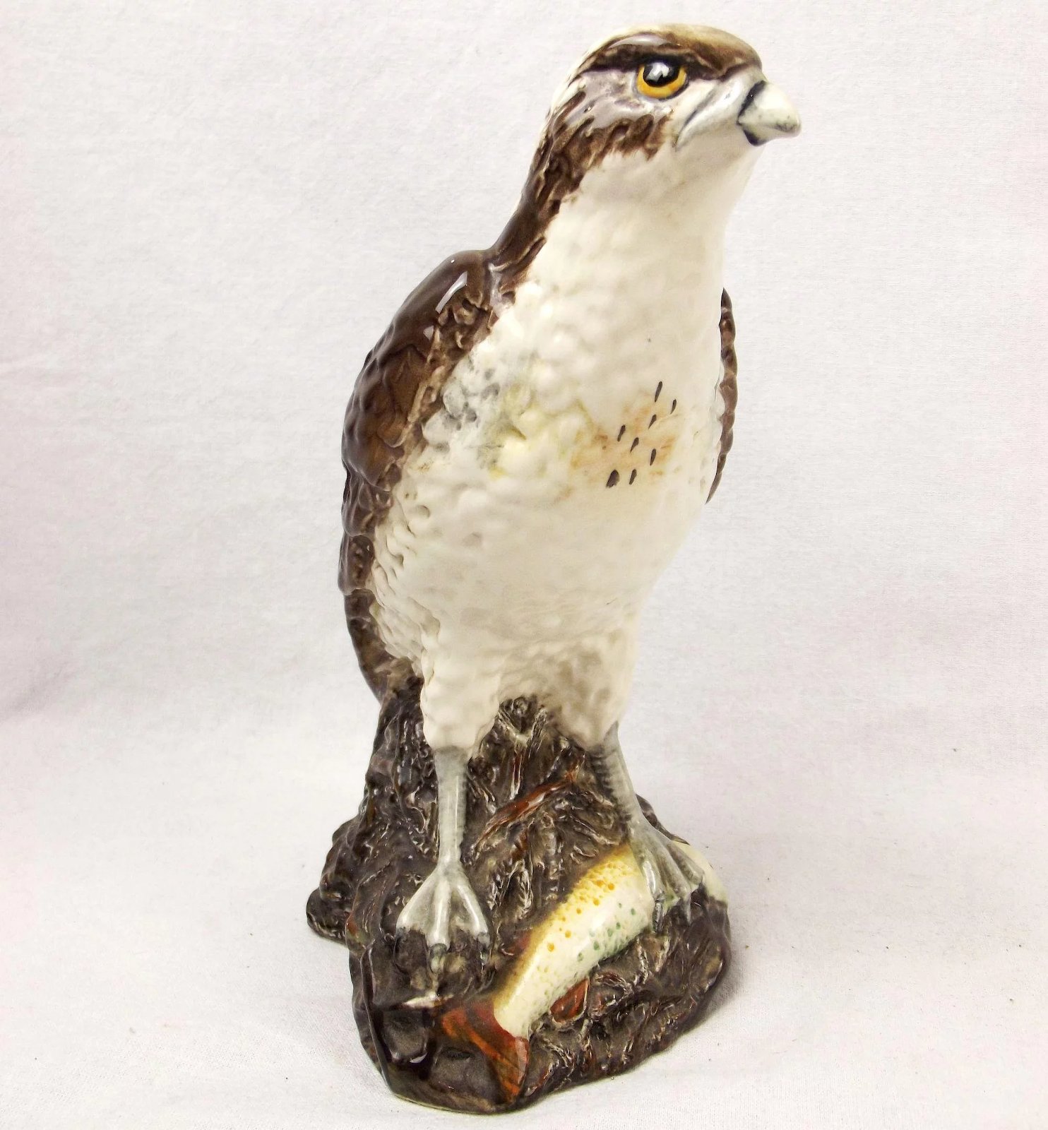 Royal Doulton Scotch Whiskey Promotion Osprey Figurine With Salmon - Image 3