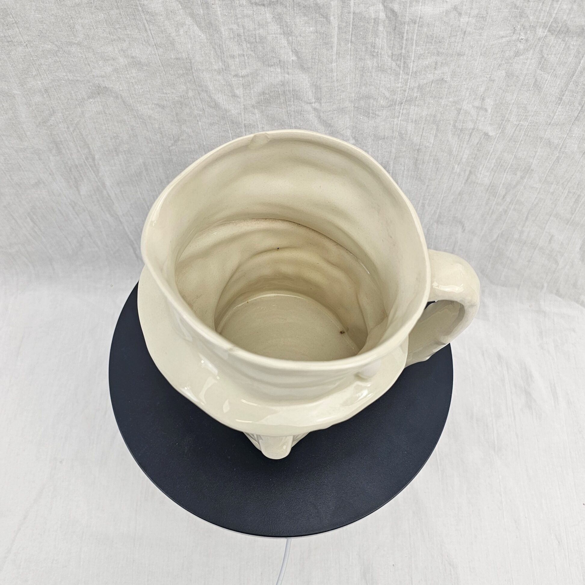 Royal Doulton 'Simon the Cellarer' Small Character Jug 'In the White', D6041, c.1935–1960 - Image 2