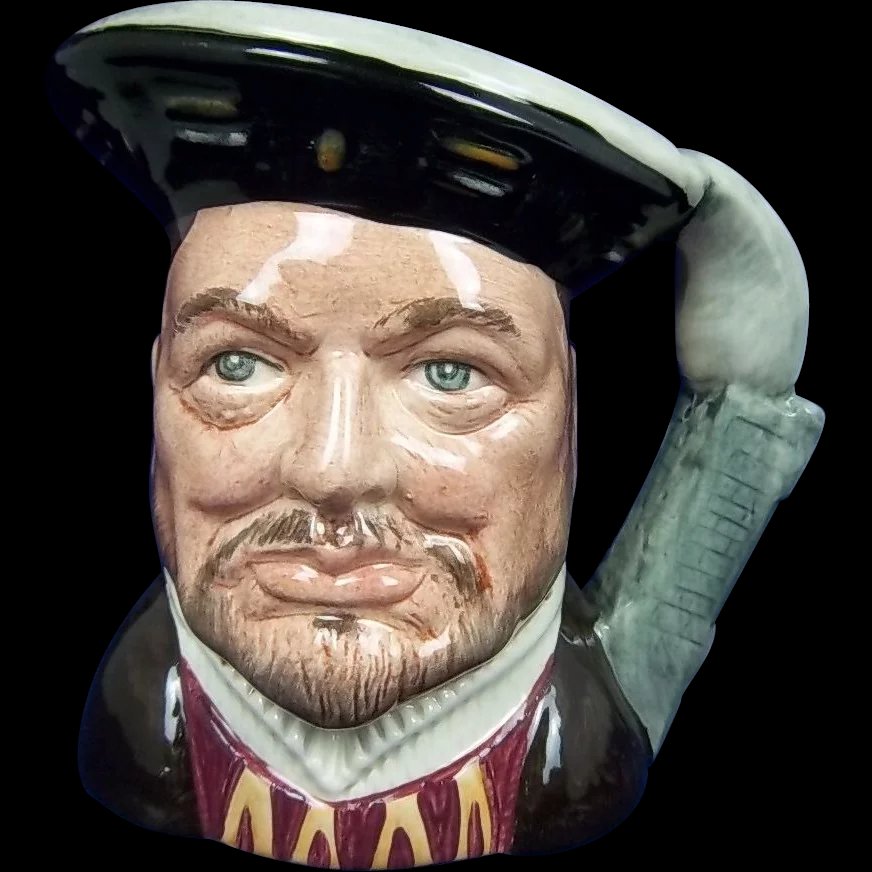 Royal Doulton Small Character Jug of Henry VIII by Eric Griffiths D 6647
