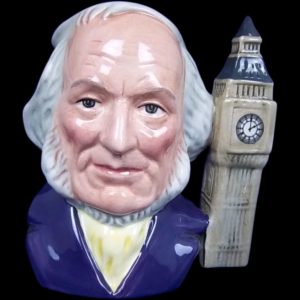 Royal Doulton Small Character Jug Of John Doulton With Big Ben by Eric Griffiths