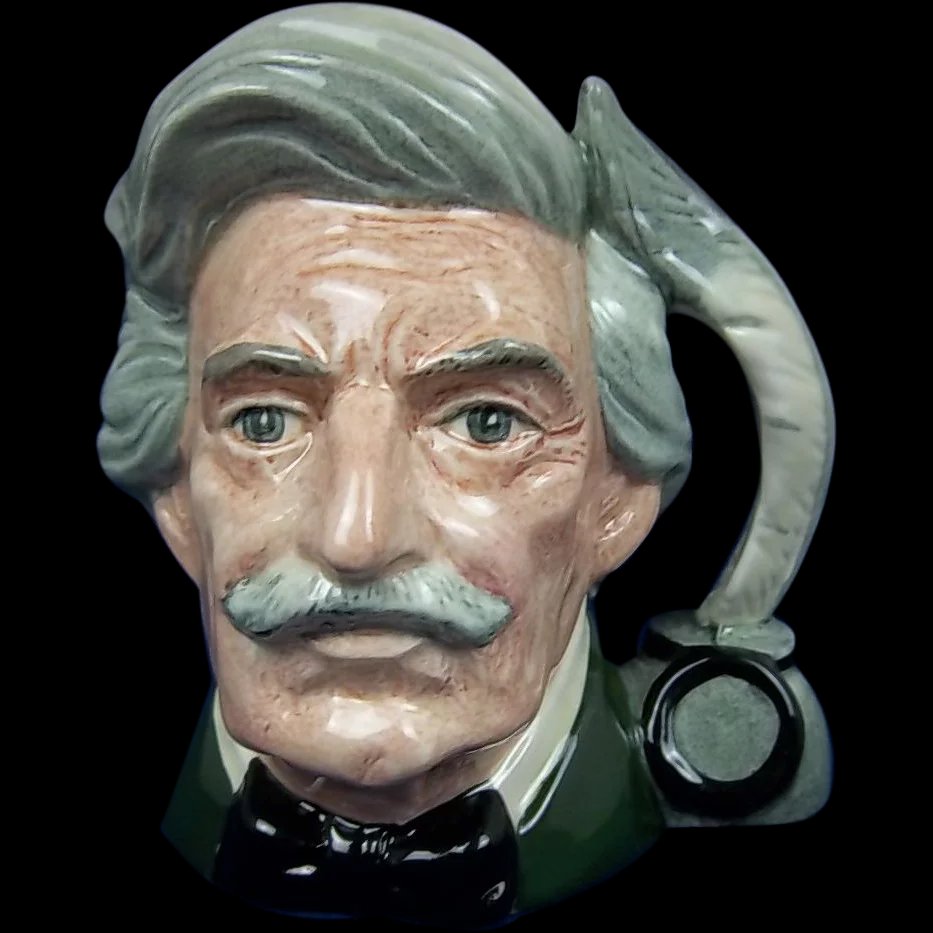 Royal Doulton Small Character Jug of Mark Twain by Eric Griffiths